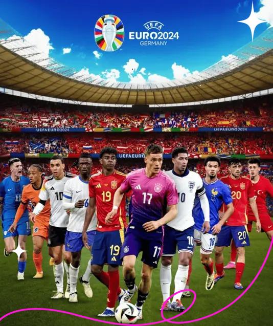 欧洲杯赛场上看点十足，球风优美